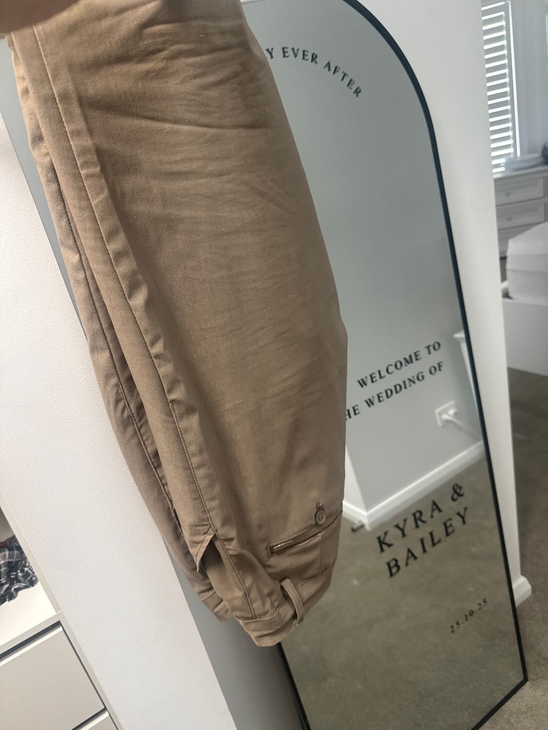 Customer photo review of Khaki Slim Fit Chino