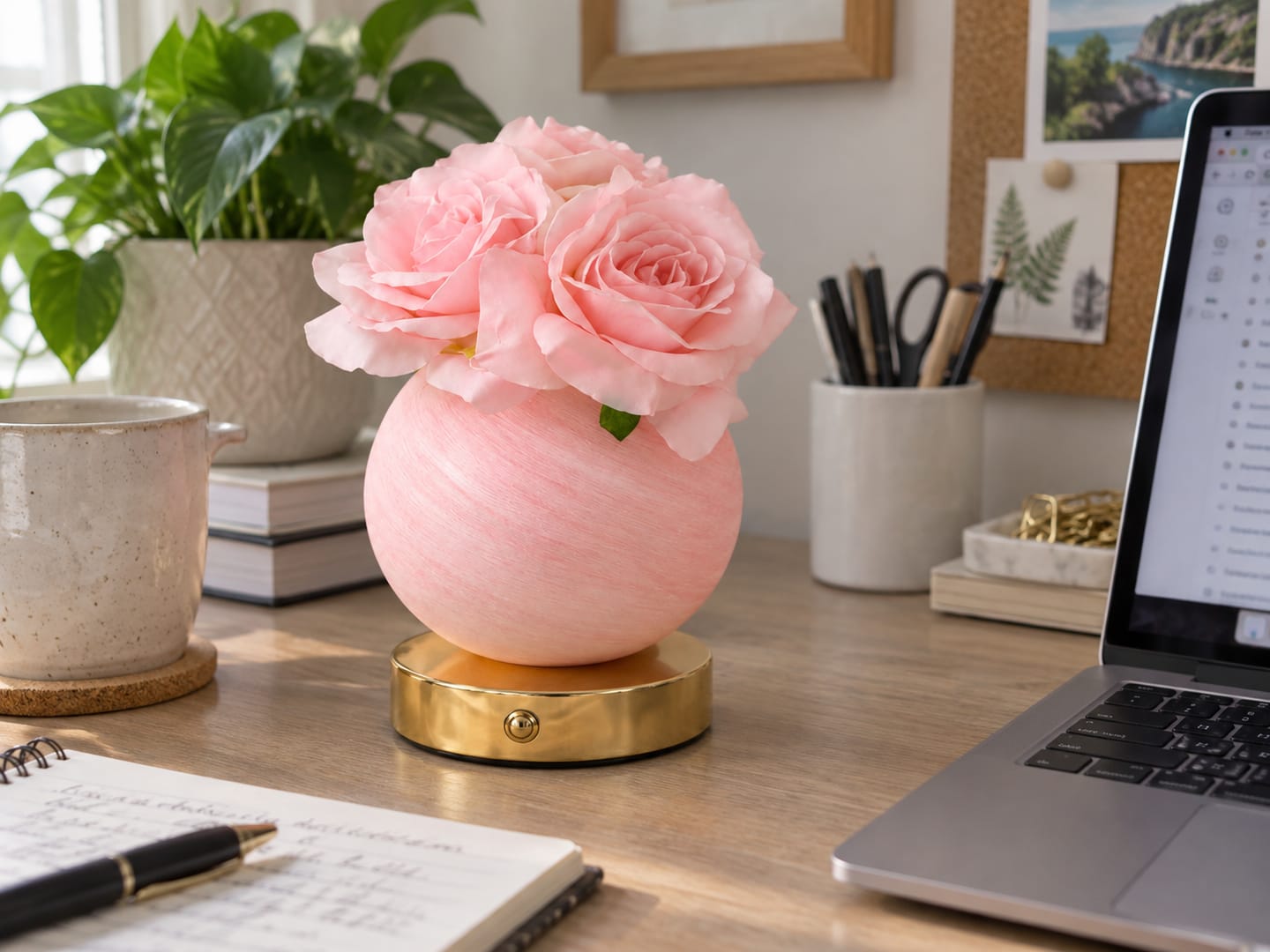 Customer photo review of Rose Bloom Lamp