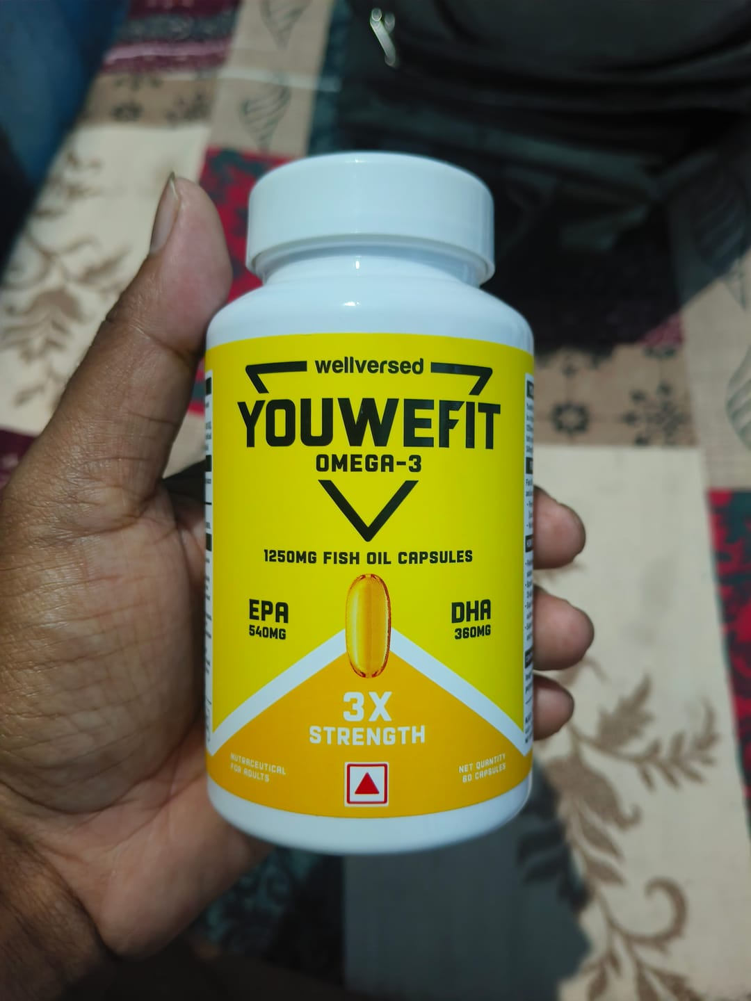 Customer photo review of YouWeFit Omega-3 Fish Oil (60 Capsules), 1250mg