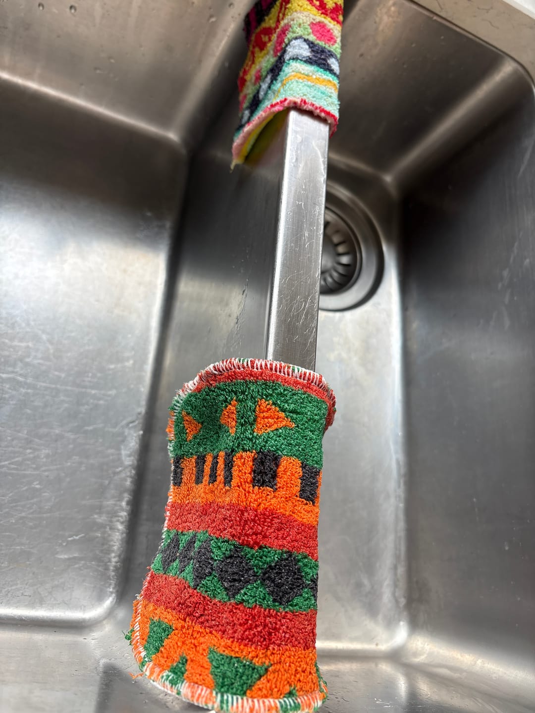 Customer photo review of Scrubbing Pad 100% Cotton Scrubby All Surface Cleaning Cloth