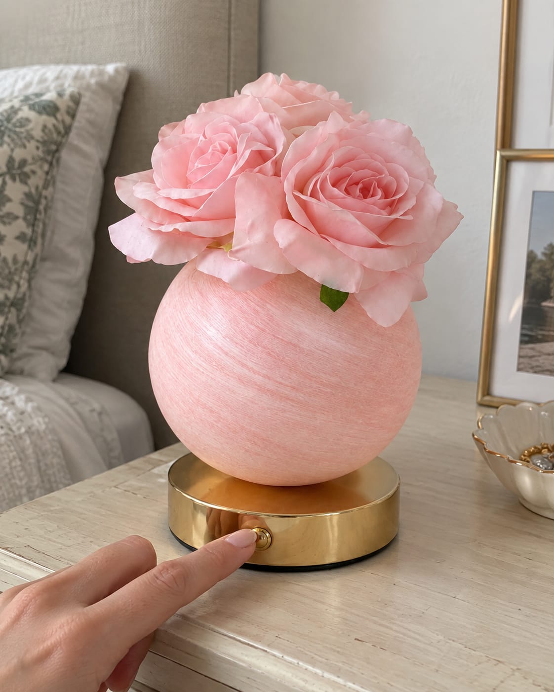 Customer photo review of Rose Bloom Lamp