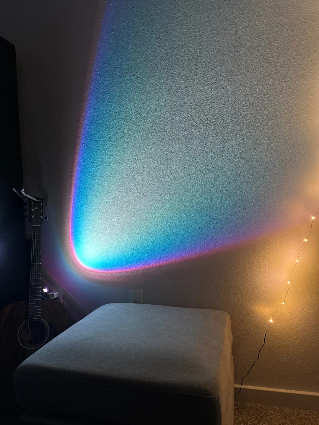Customer photo review of Light Projector Yellow Sunset