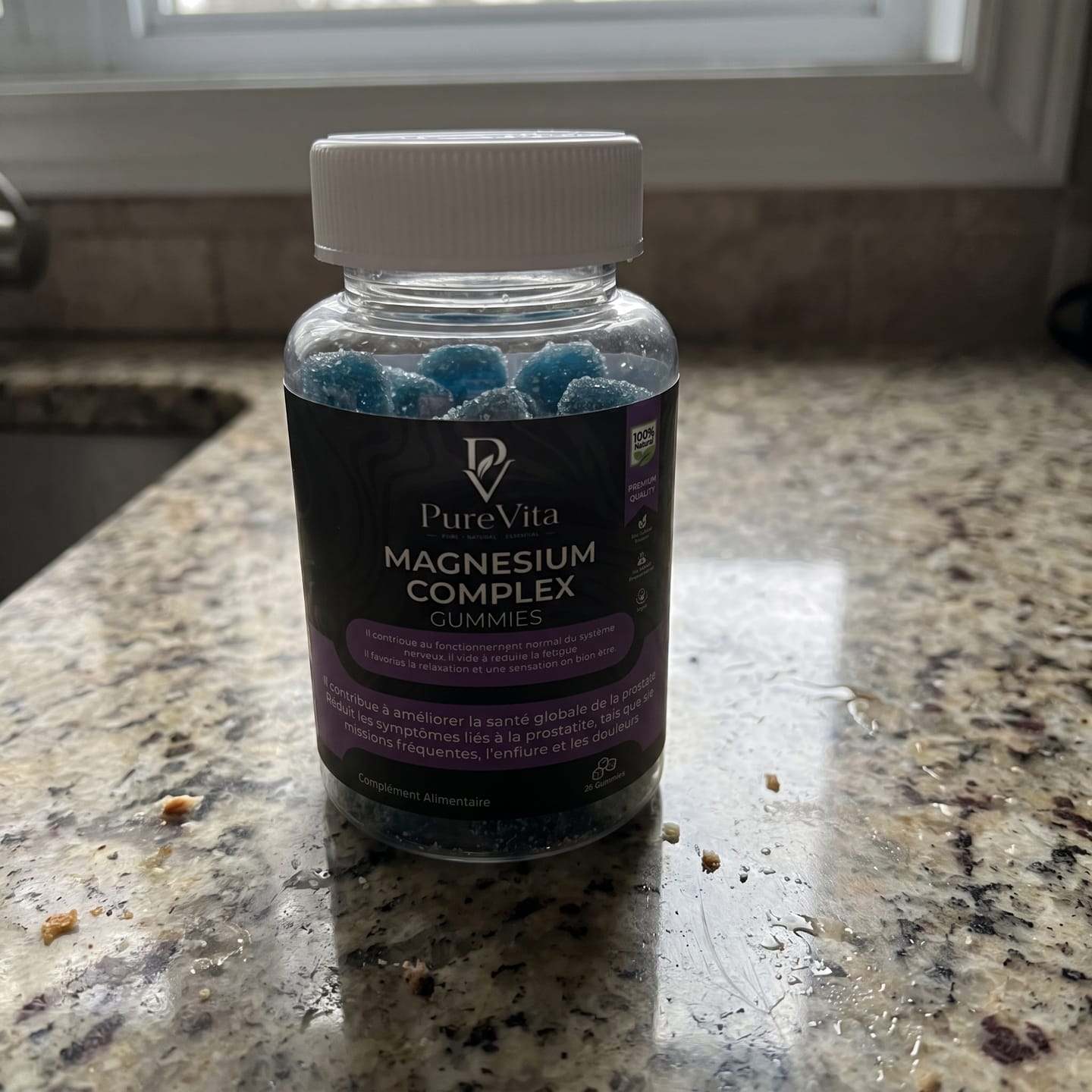 Customer photo review of Magnésium Complexe De PureVita (Gummies)