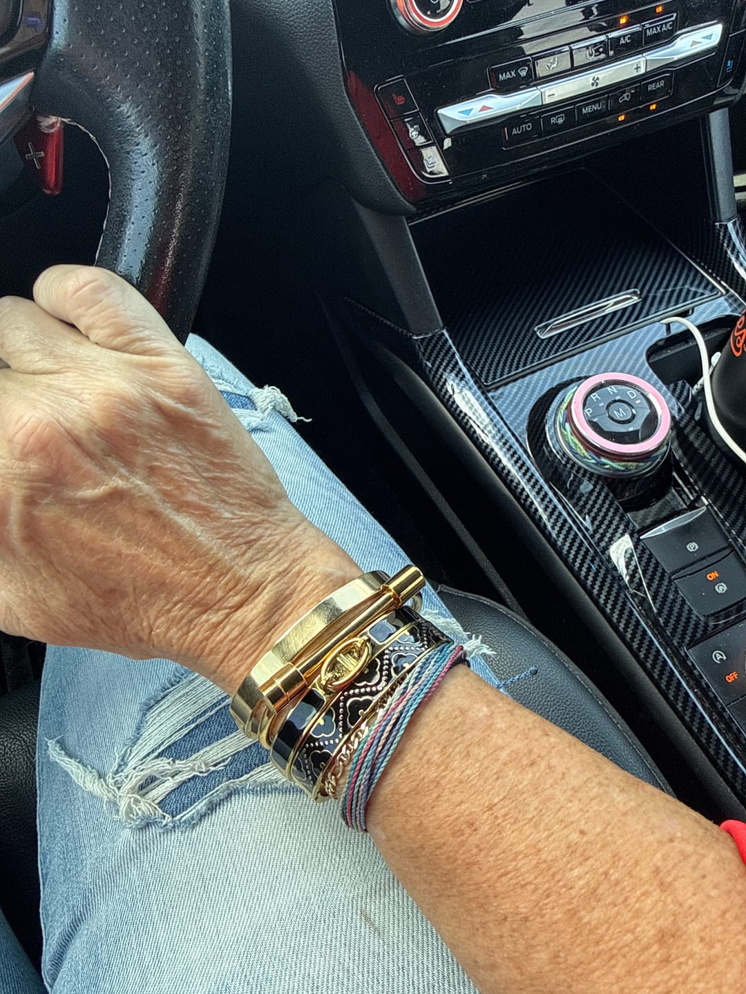 Customer photo review of Nadira Bracelet Stack