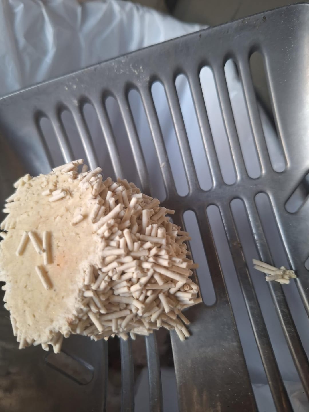 Customer photo review of Neakasa Pflanzliche Klumpstreu aus Tofu und Maniok – 2 × 2,7 kg