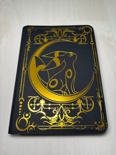 Customer photo review of Lunar Shadow 9-Pocket Trading Card Binder