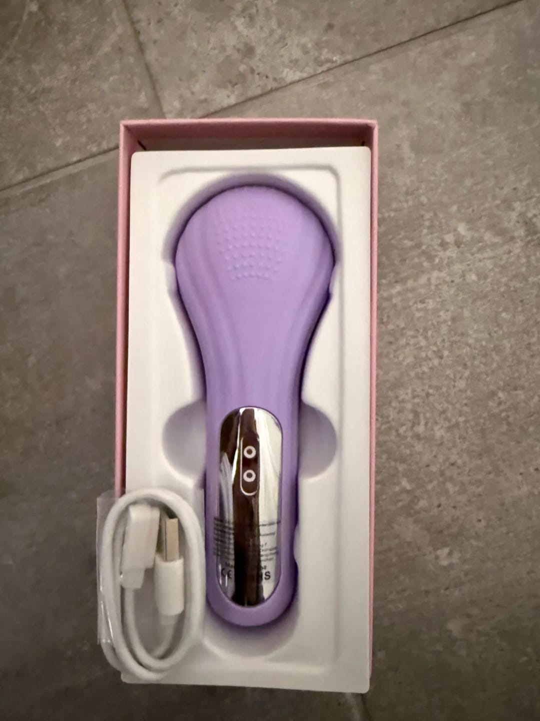 Customer photo review of Sonic Facial Cleansing Brush