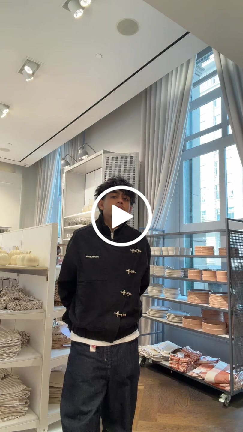 Customer video review of Aelfric Eden Boxy Fireman Clasp Jacket