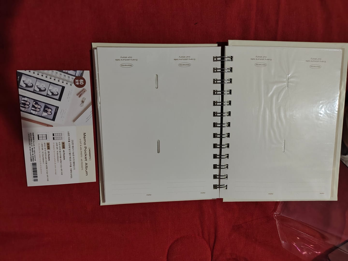 Customer photo review of MEMO 4CUT ALBUM IVORY
