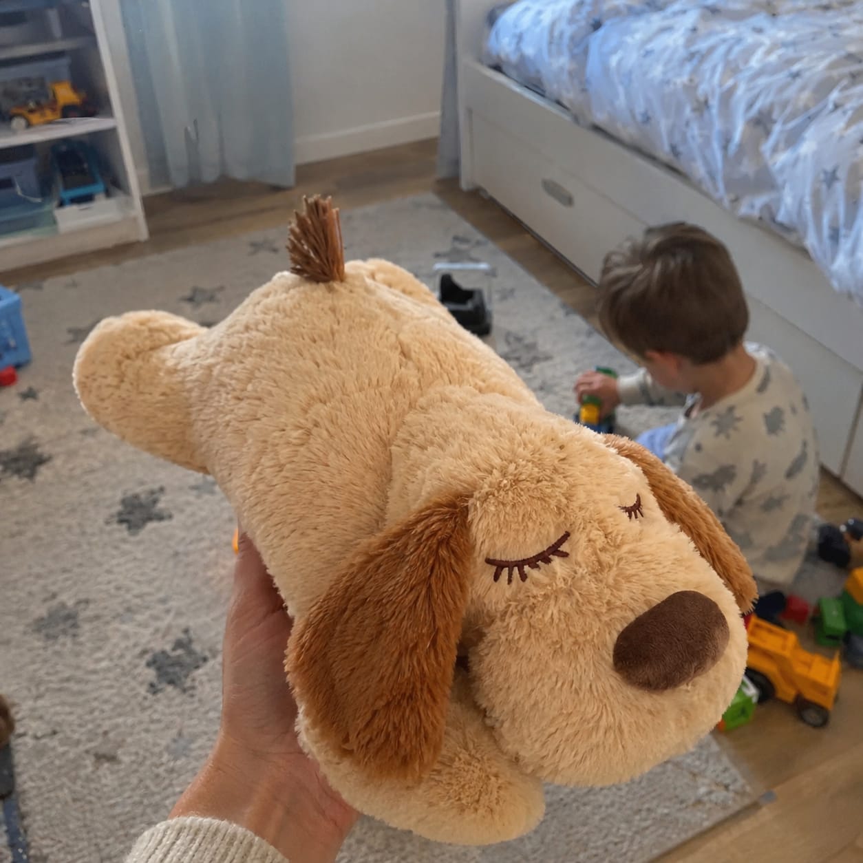Customer photo review of Luniva - Baby Heartbeat Comfort Plush