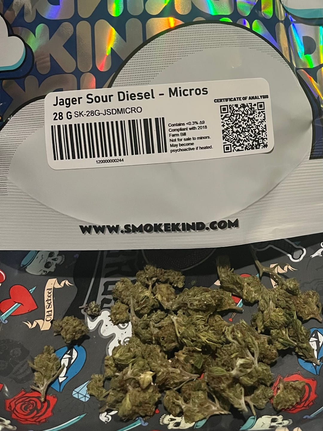 Customer photo review of Jager Sour Diesel - Micros - 28 Grams - Hybrid