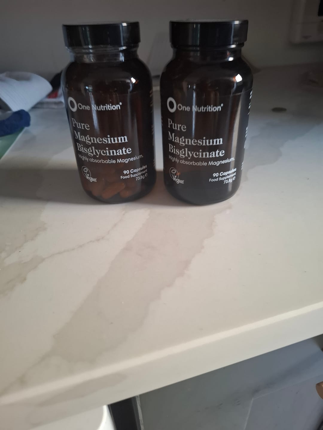 Customer photo review of One Nutrition Pure Magnesium Bisglycinate 90 Capsules