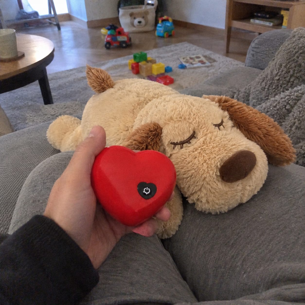 Customer photo review of Luniva - Baby Heartbeat Comfort Plush
