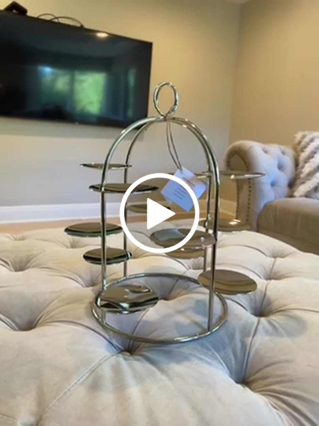 Customer video review of The Maison Tiered Tower- 12 Cups - Polished Nickel
