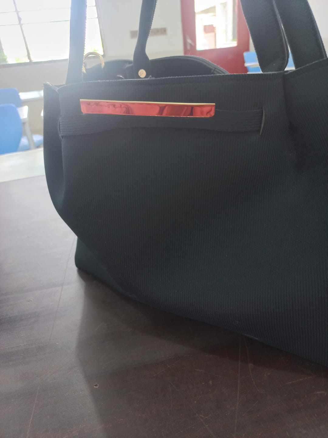 Customer photo review of Polene Brown Belle The Tote Bag