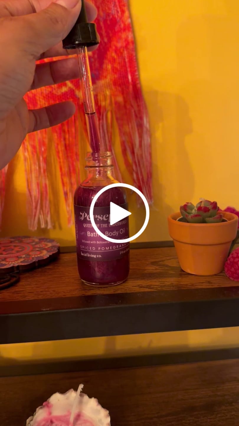 Customer video review of Persephone Bath & Body Oil