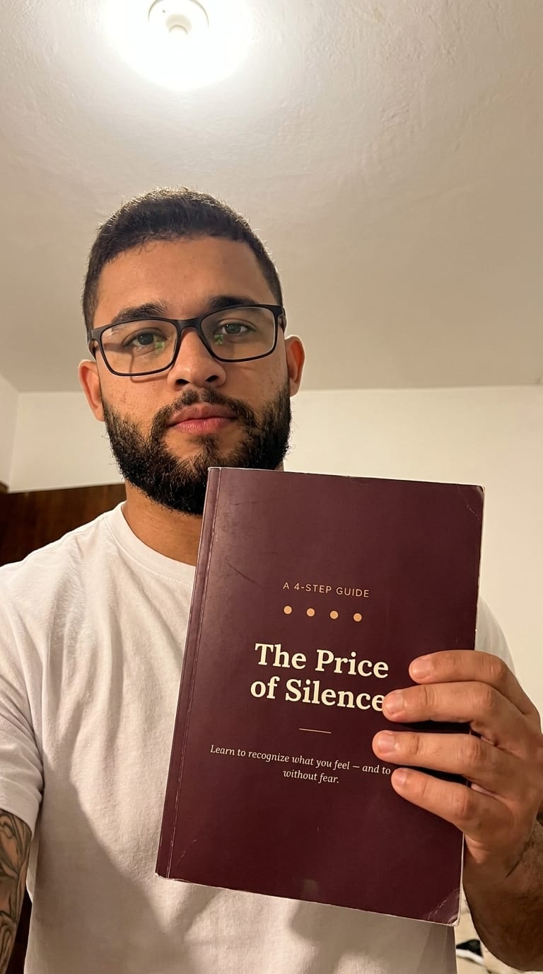 Customer photo review of The Price of Silence A 4-Step Guide for Men