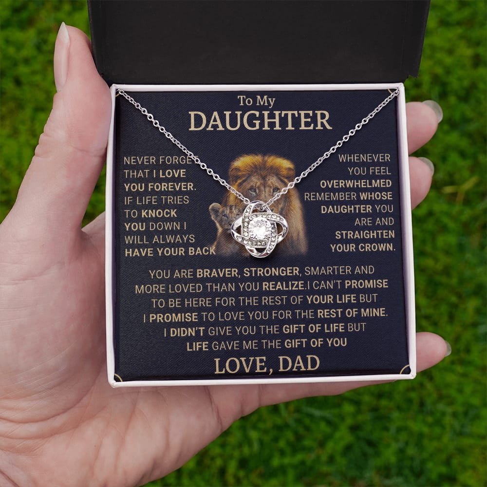 Customer photo review of Gift for Daughter from Dad - A Beautiful Father-Daughter Necklace - gifts daughter
