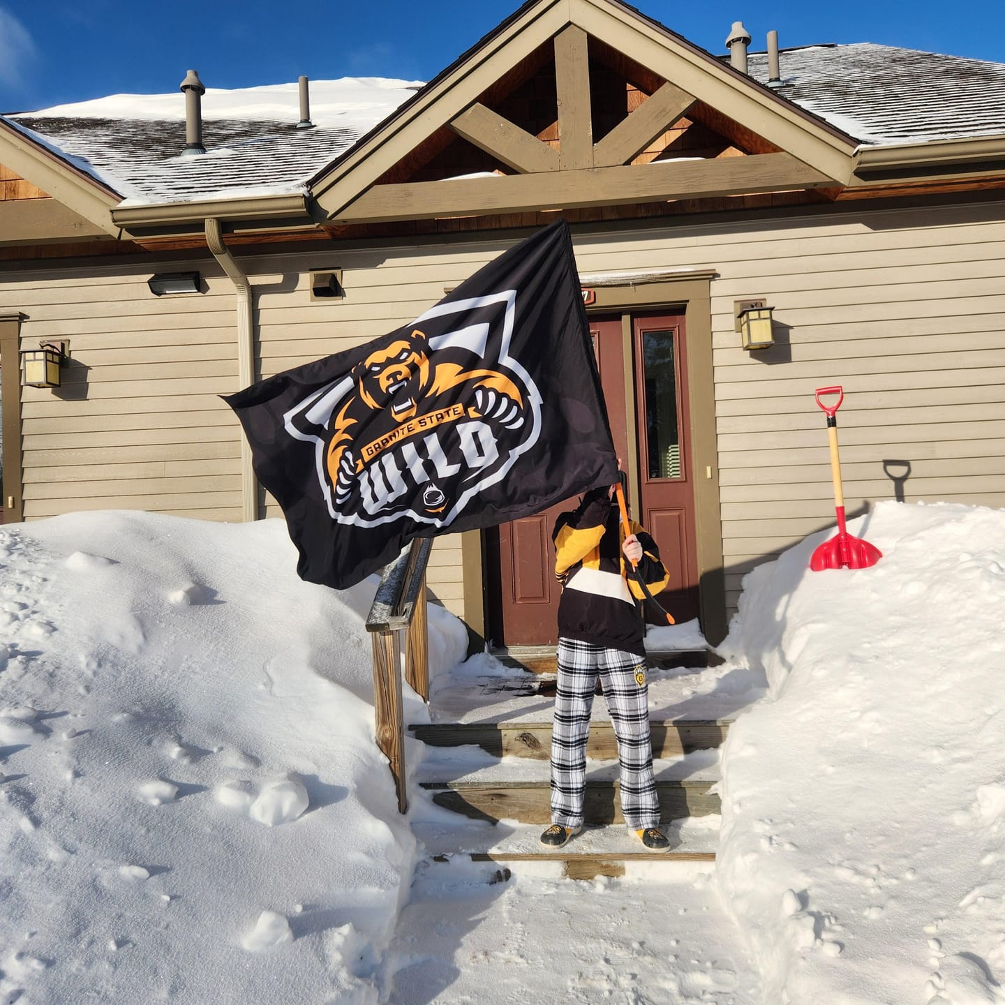 Customer photo review of Custom 3 × 5 ft Flag for Teams, Schools & Businesses