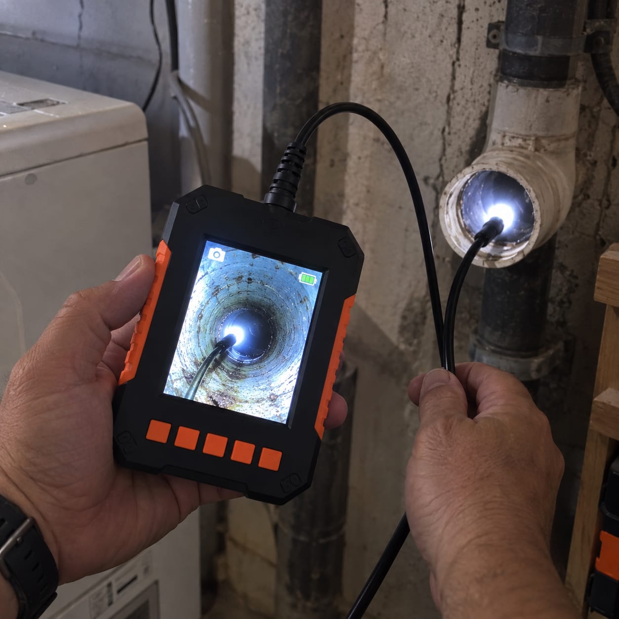 Customer photo review of InspectView - Portable Industrial Endoscope
