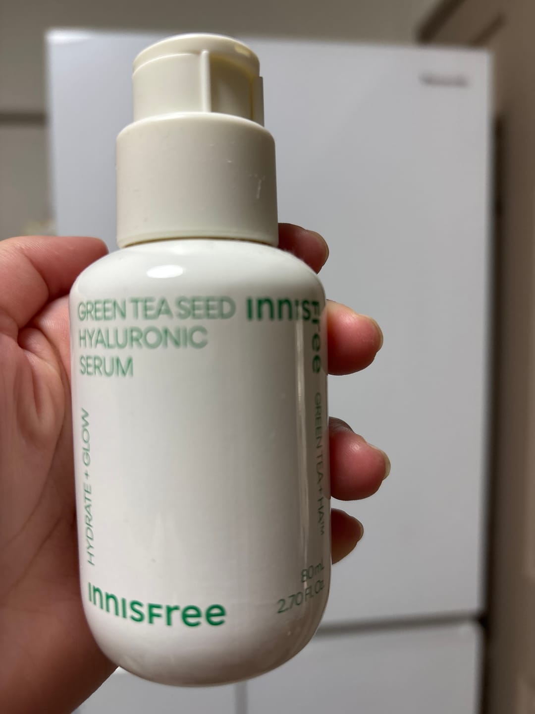 Customer photo review of グリーンティーシード　ヒアルロン　セラム