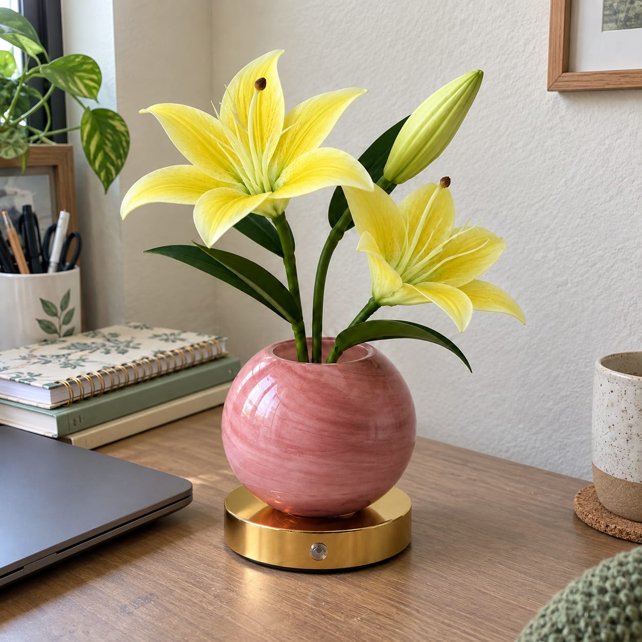 Customer photo review of Lily Bloom Lamp