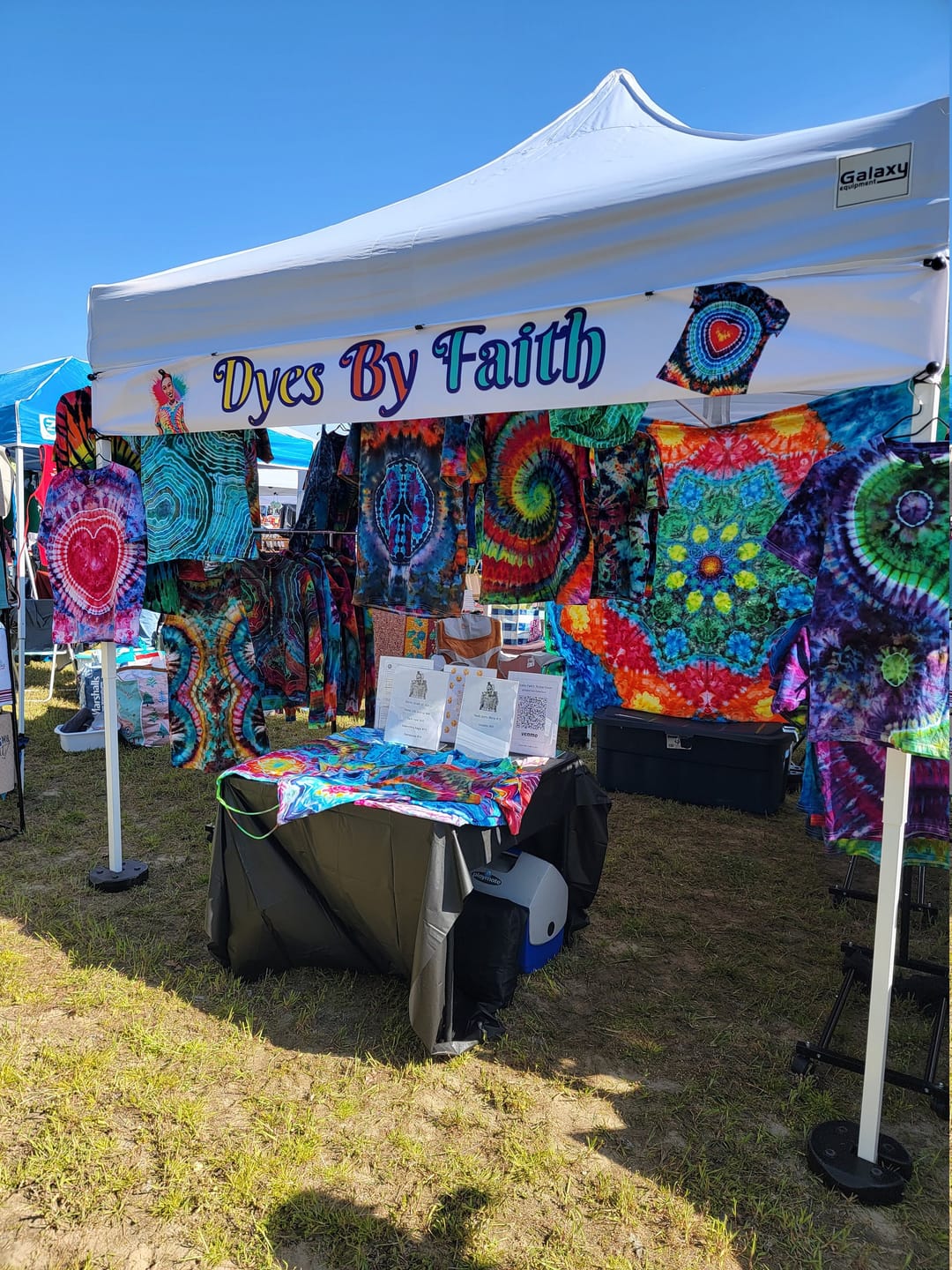Customer photo review of Custom canopy valance banner for 10x 10 canopy