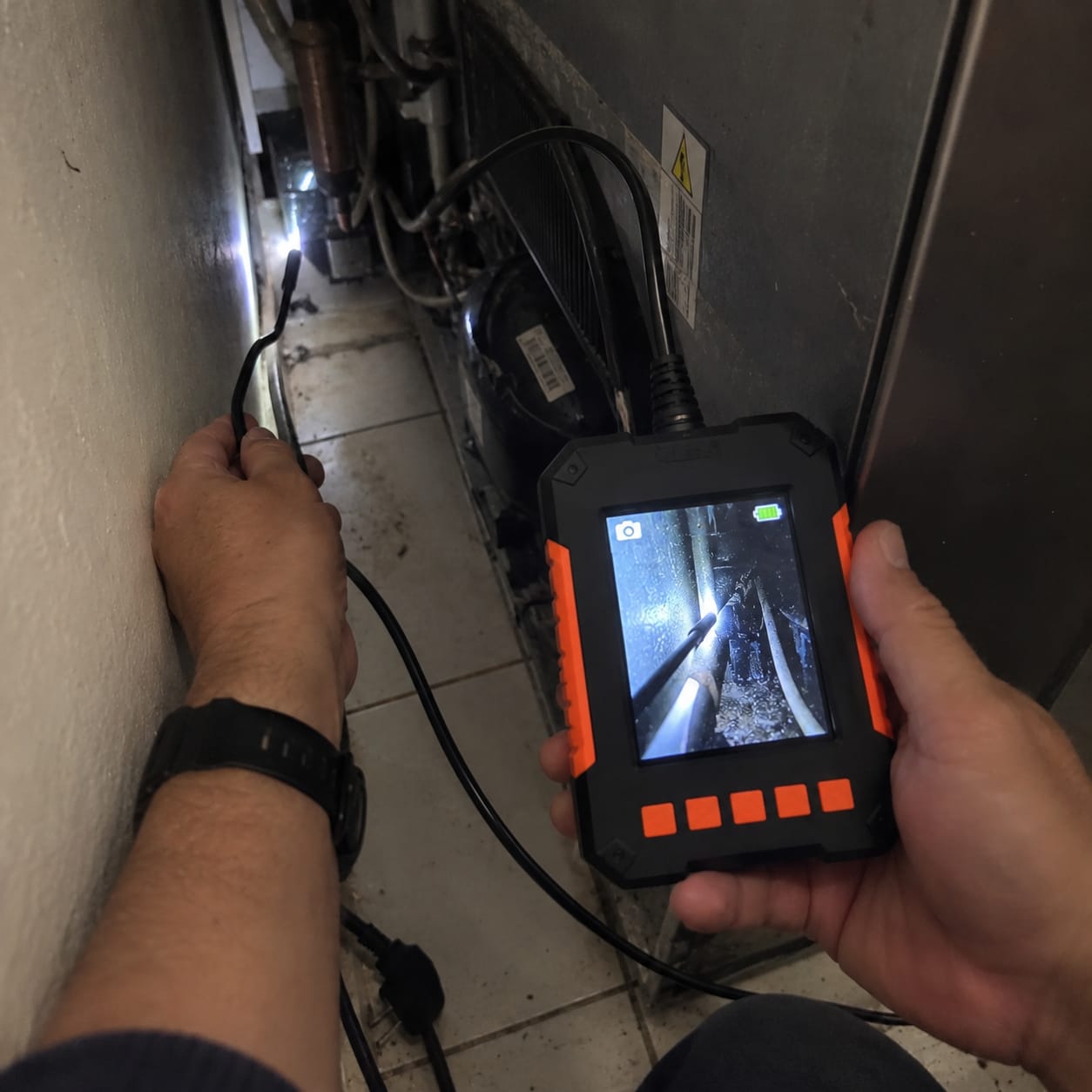 Customer photo review of InspectView - Portable Industrial Endoscope