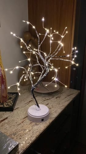 Customer photo review of Lumi Trees® - The Peace Tree with 108 LED`s