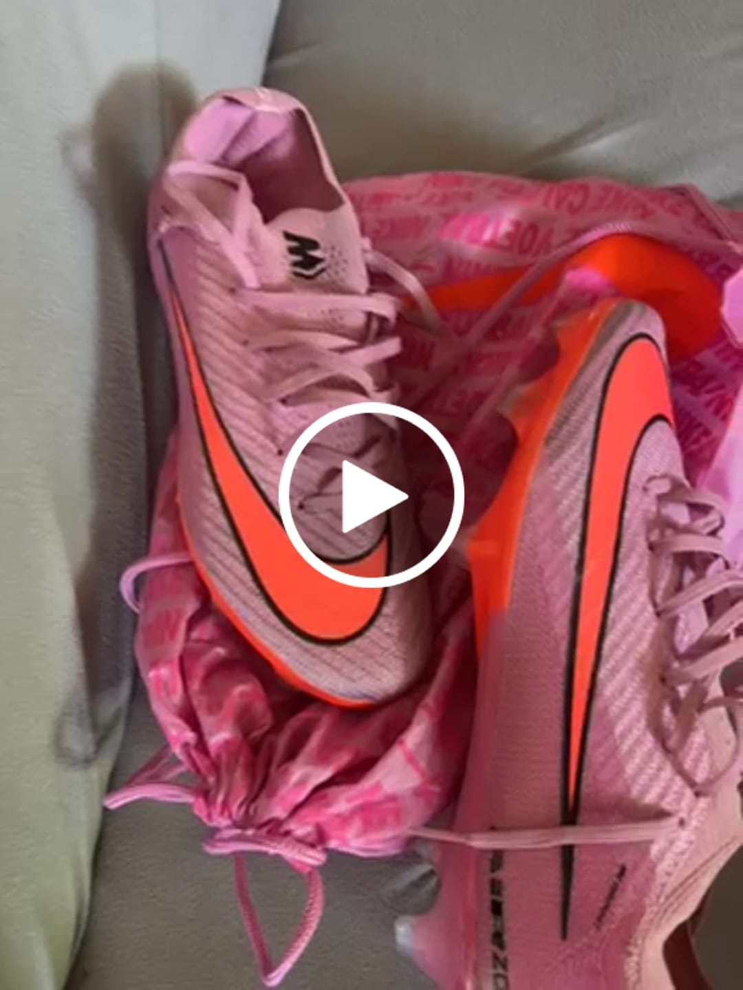 Customer video review of Nike Vapor 16 FG Scary Good - Rose/Orange