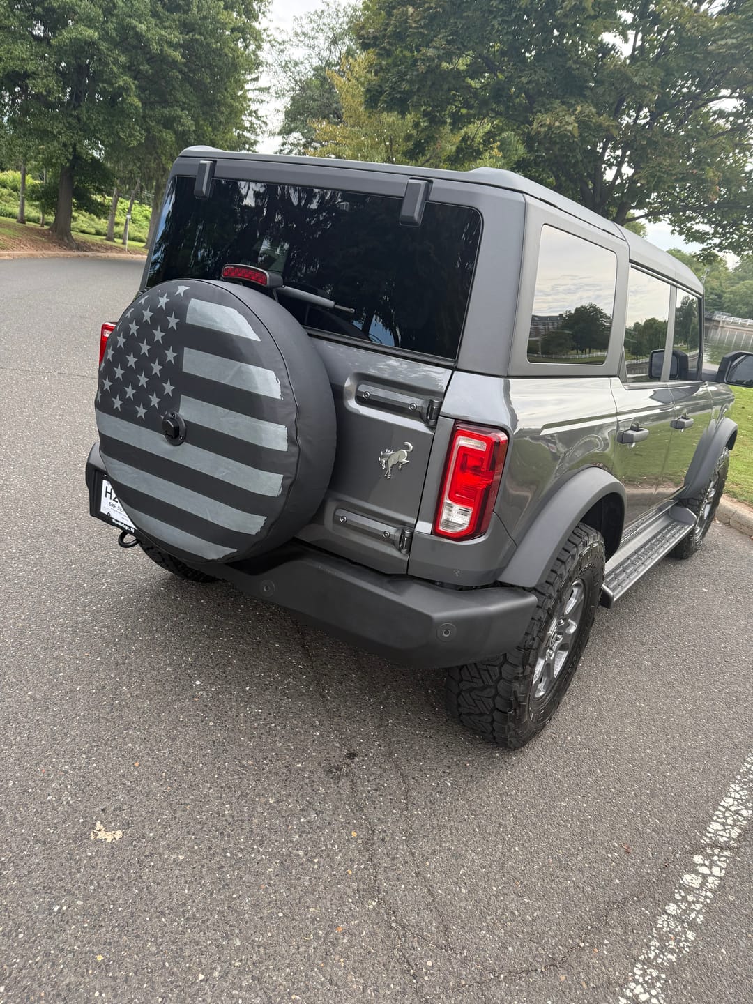 Customer photo review of American Flag Tire Cover
