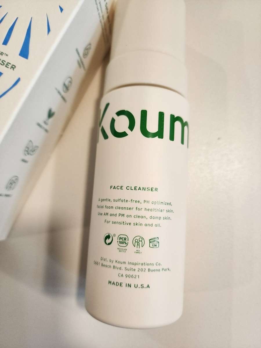 Customer photo review of HM+Barrier™ Face Cleanser