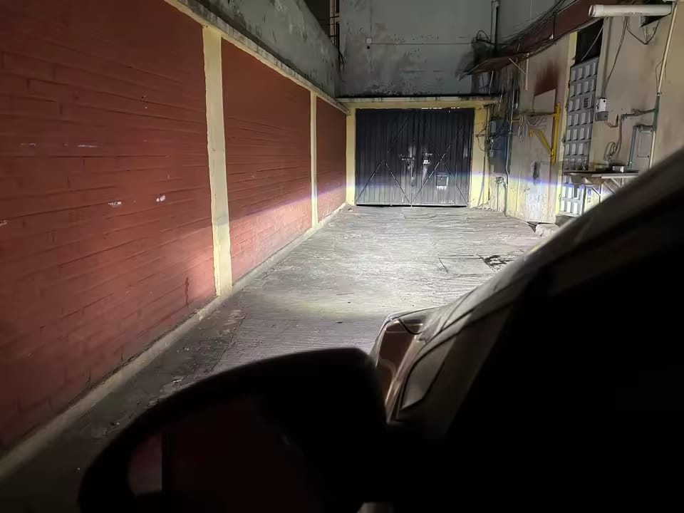 Customer photo review of Super Beam H4 Mini Projector Lens Bulb (Bikes & Cars)