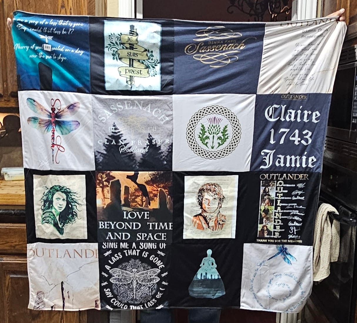 Customer photo review of Project Repat T-Shirt Quilt