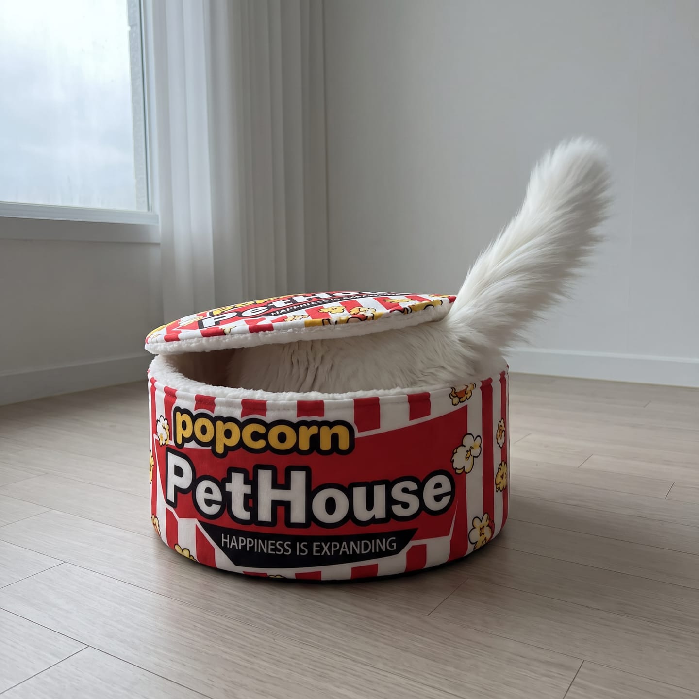 Customer photo review of Cama PopCorn para tu gato