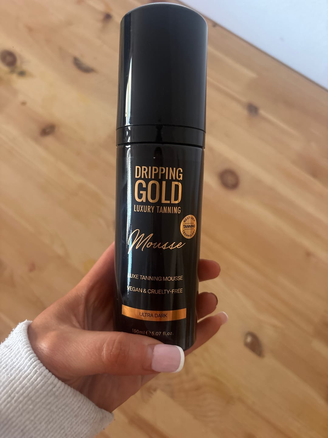 Customer photo review of Tanning Mousse