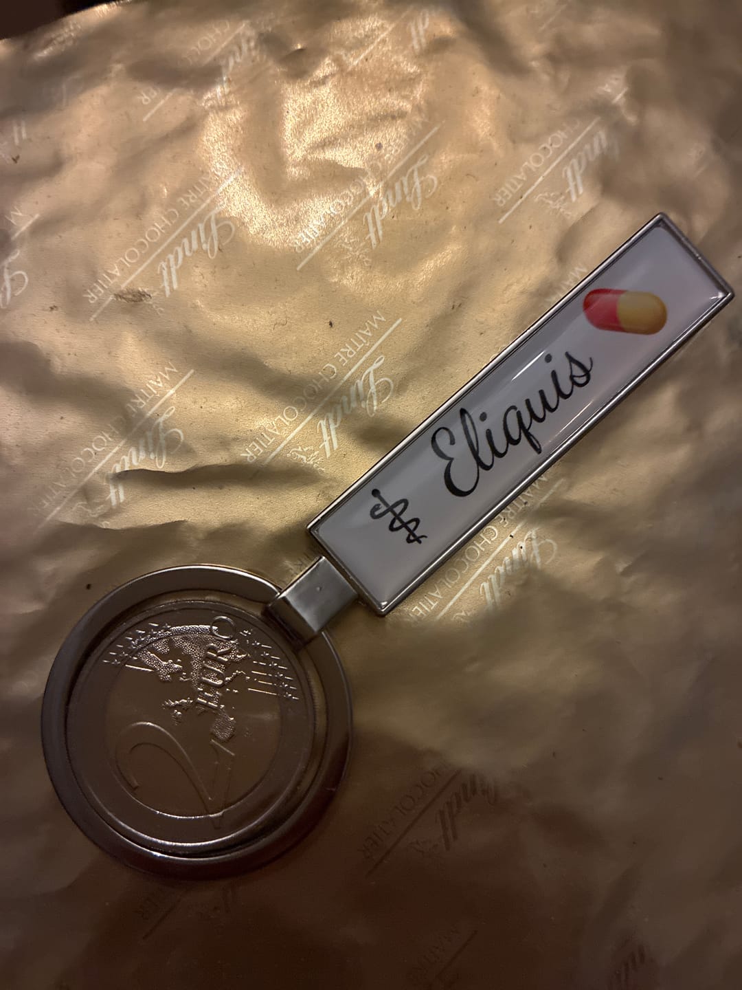 Customer photo review of Metall Schlüsselanhänger personalisiert mit Name, Text, Spruch und Foto