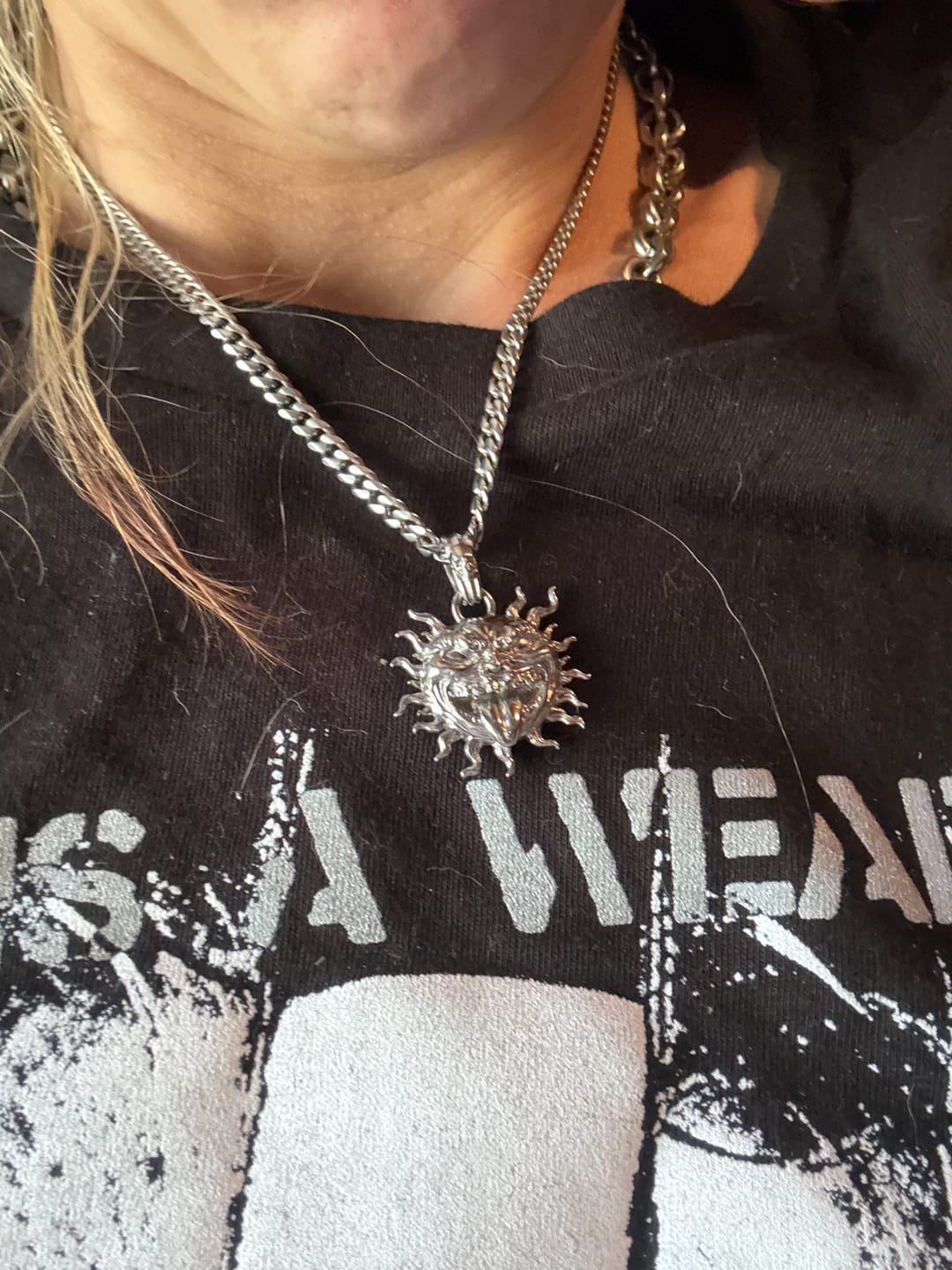 Customer photo review of UPGRADED SUNNY PENDANT
