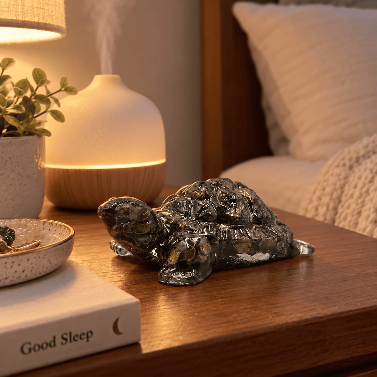 Customer photo review of Pyrite Tortoise Statue