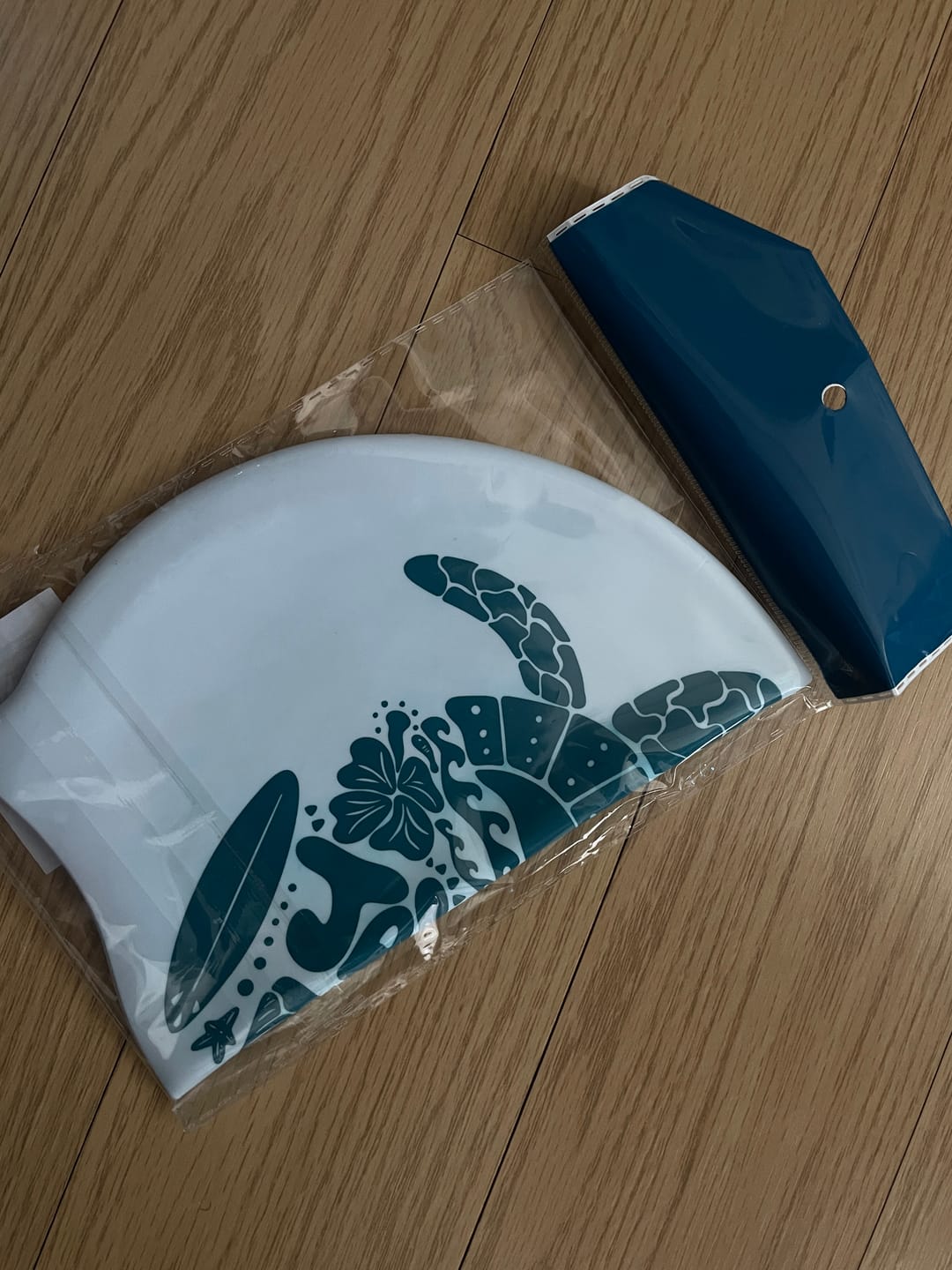 Customer photo review of JAYD Swim Cap - Turtle Tribe
