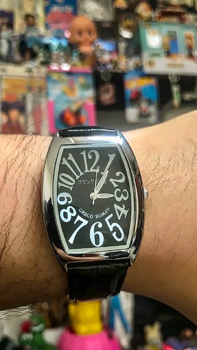 Customer photo review of Reloj Análogo Frank Miura FM00K-B Greco Roman JDM