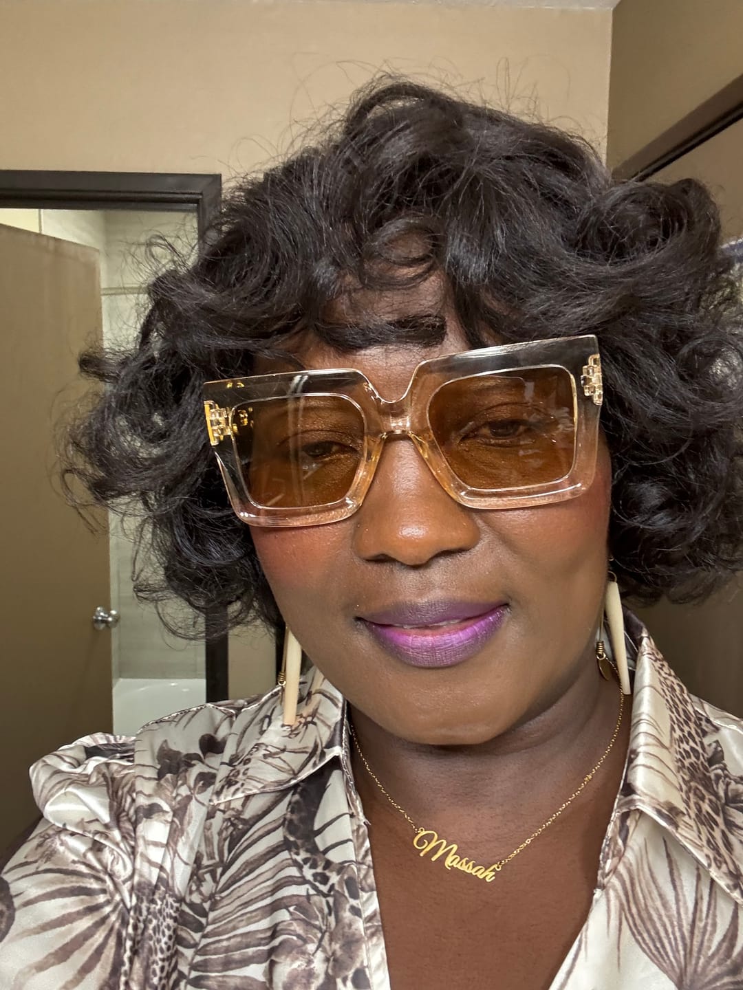 Customer photo review of Brunch In Milan Sunglasses—Will Ship The Week Of 8/17/26