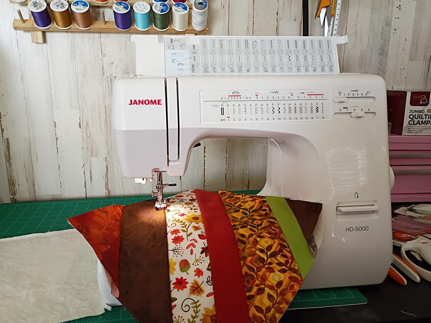 Customer photo review of Janome HD-5000 Heavy Duty Sewing Machine