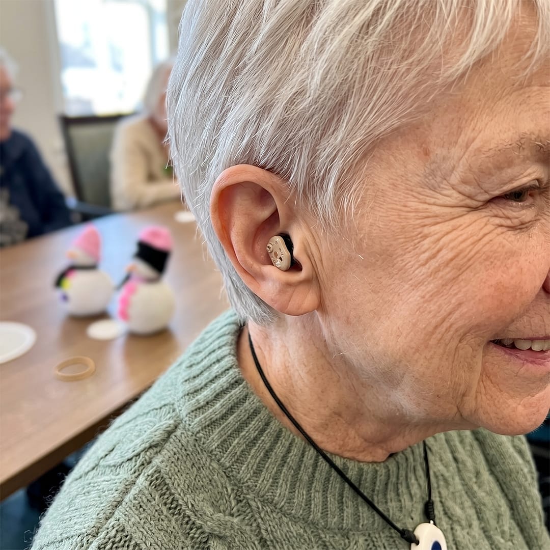 Customer photo review of Fittales CIC Invisible Hearing Aids