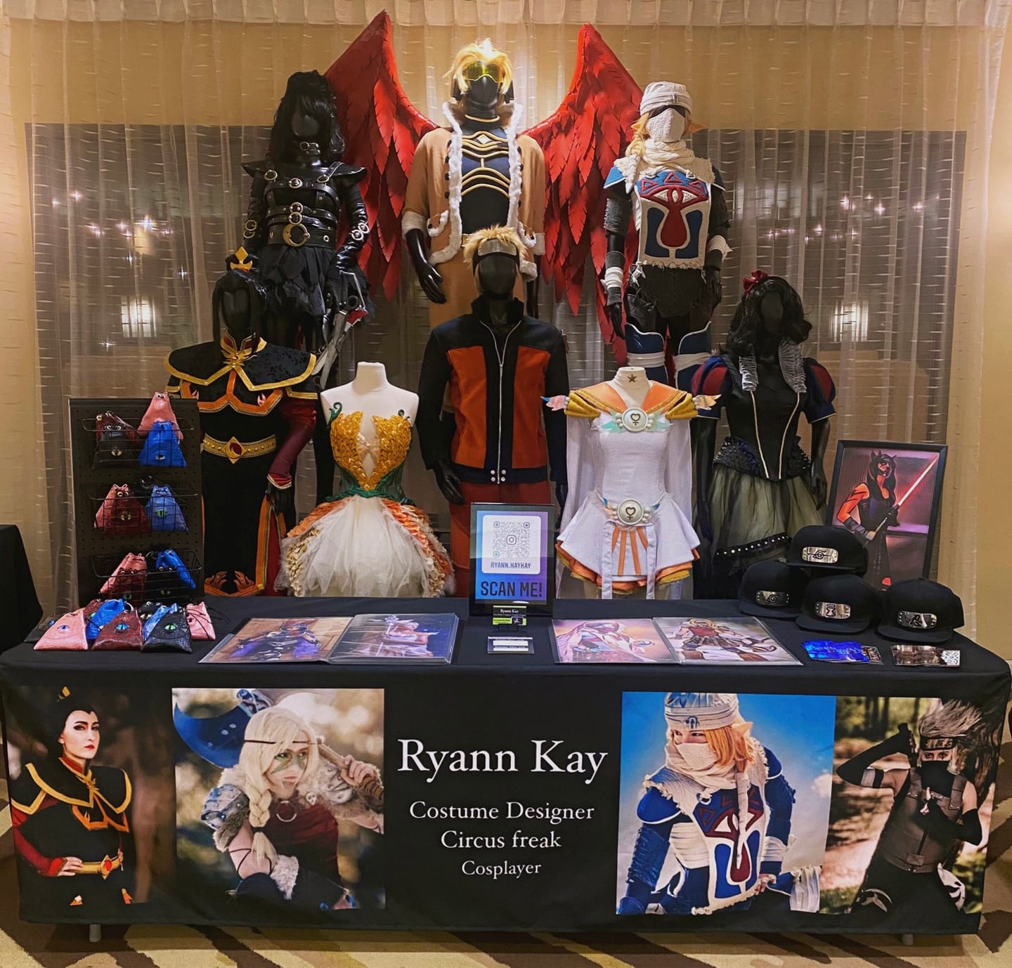 Customer photo review of Custom full color table cover