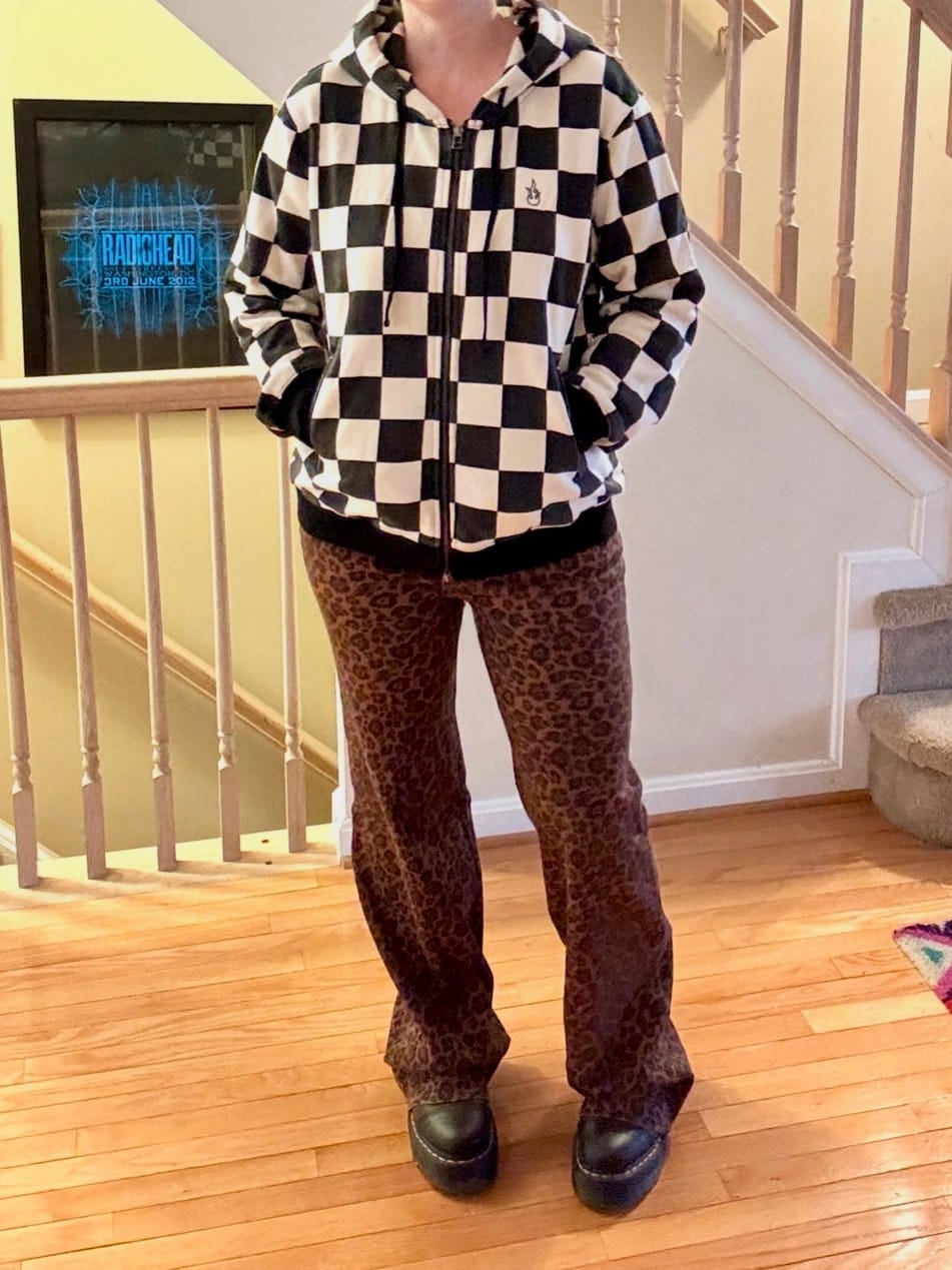 Customer photo review of Checkmate Zip Up Hoodie