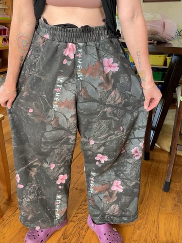 Customer photo review of Cherry Blossom Heavyweight Sweats