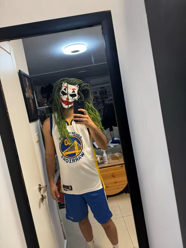 Customer photo review of HauntHQ™Joker Mask