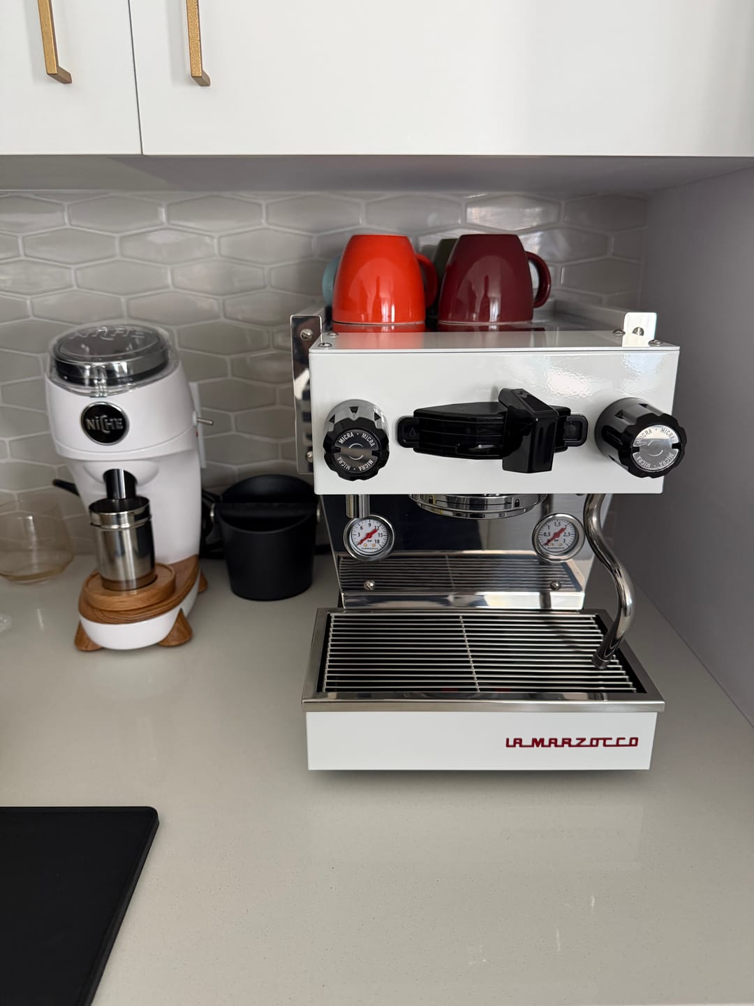 Customer photo review of La Marzocco - Linea Micra (White)