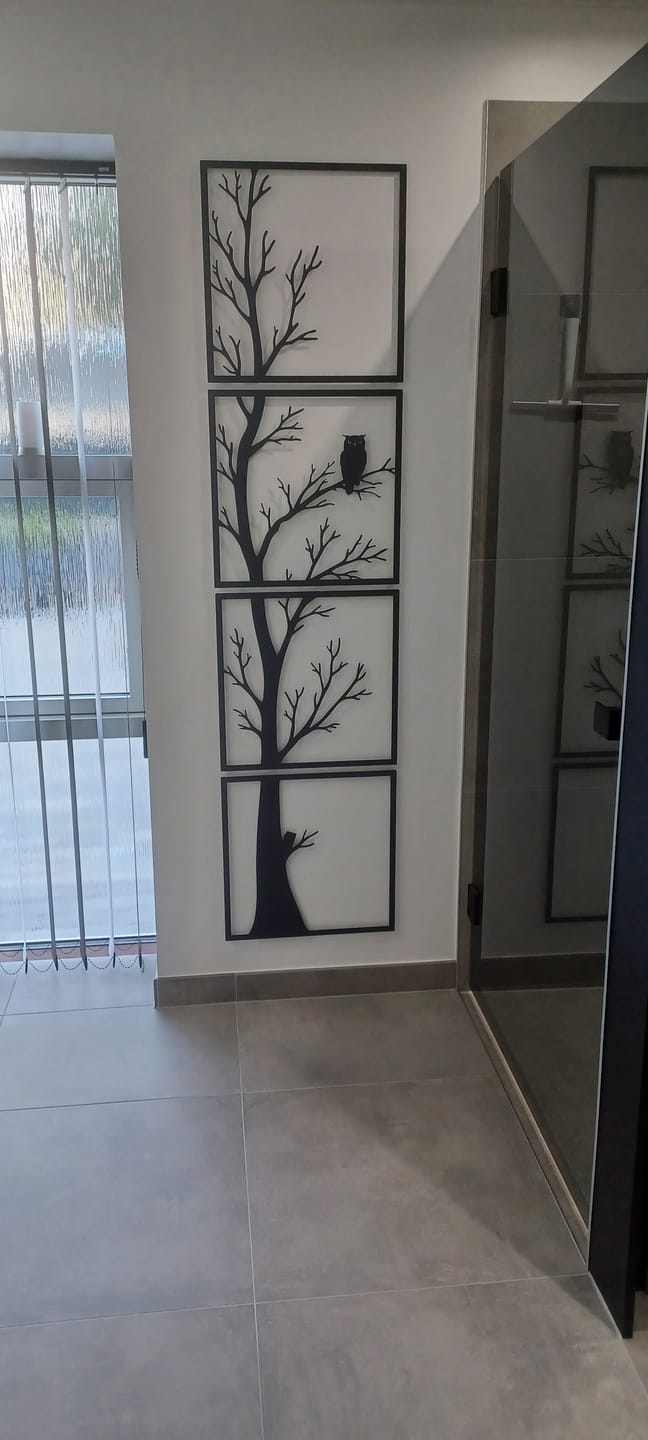 Customer photo review of Décoration Murale en Métal - Night watch